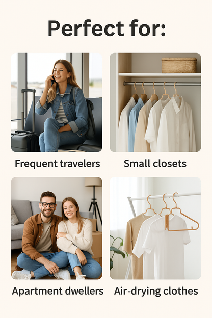 FoldEase™ – The Smartest 3-in-1 Hanger