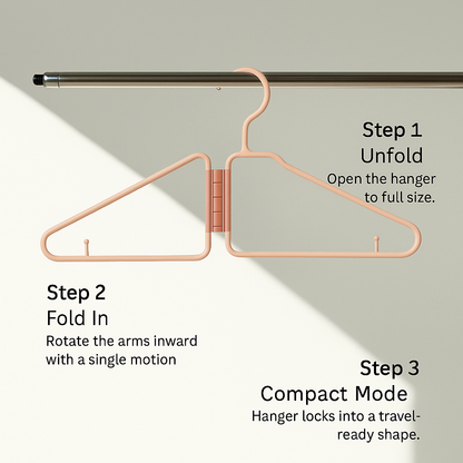 FoldEase™ – The Smartest 3-in-1 Hanger