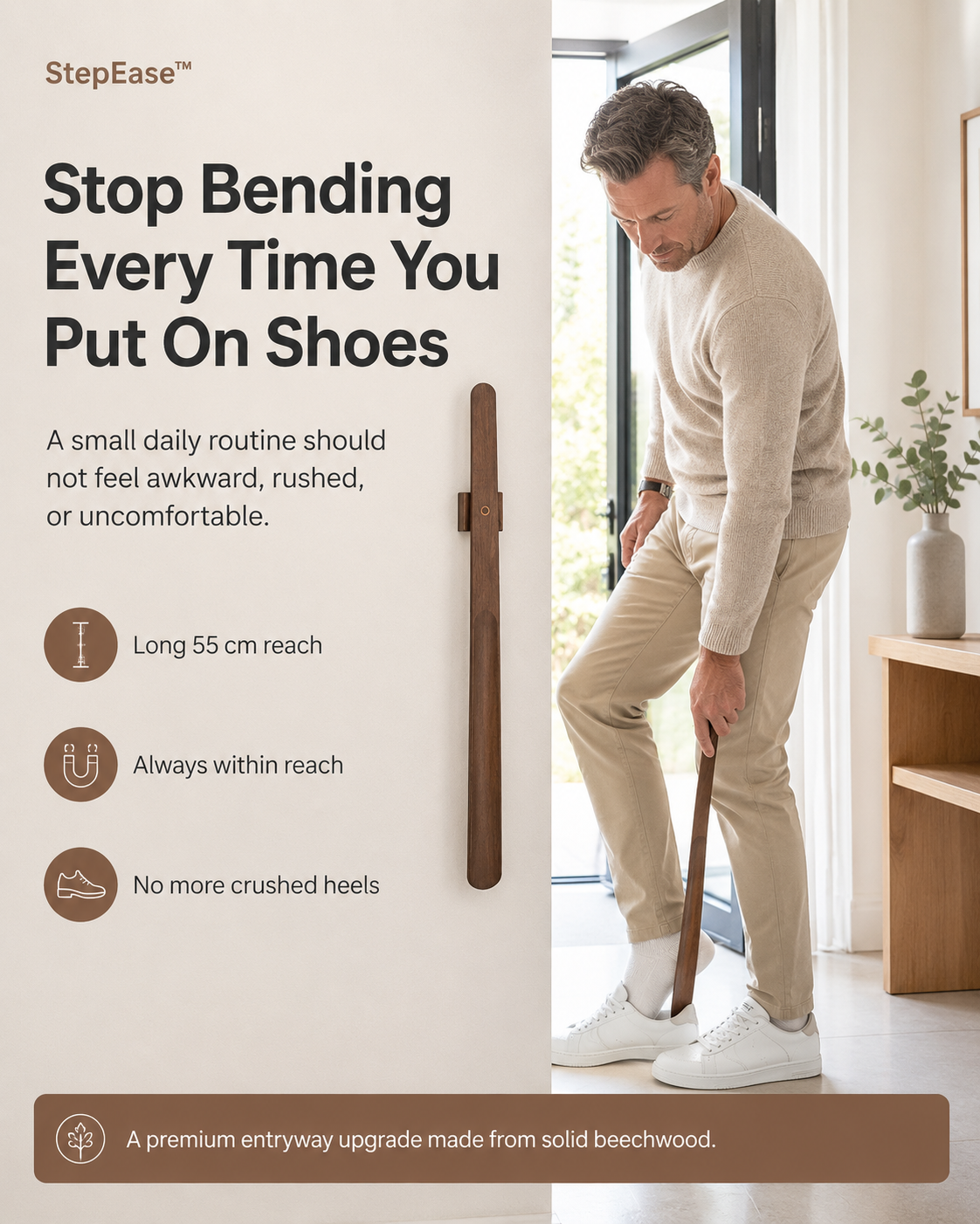 StepEase™ Magnetic Shoehorn
