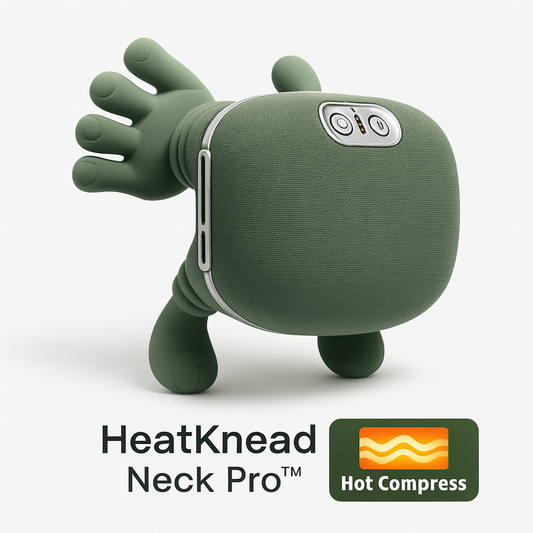 HeatKnead Neck Pro™ – Cordless 4D Shiatsu Neck and Shoulder Massager