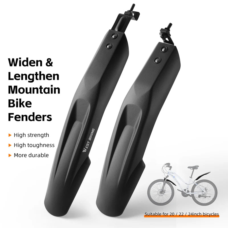 2 Pcs Bicycle Mudguard